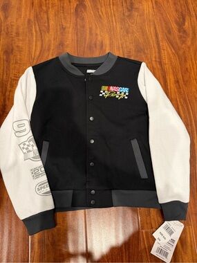 NASCAR Jacket Snap Button kids small size 8 #94 Speedway Racer